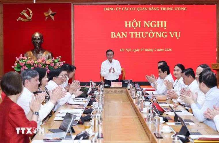 Thường trực Ban Bí thư chủ trì Hội nghị Ban Thường vụ Đảng ủy các cơ quan Đảng Trung ương