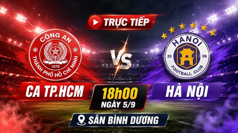 CA TP.HCM thắng đậm Hà Nội 3-1 ở vòng 1 V-League