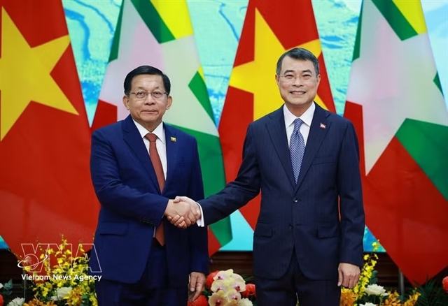 PM Lê Minh Hưng meets with Myanmar President