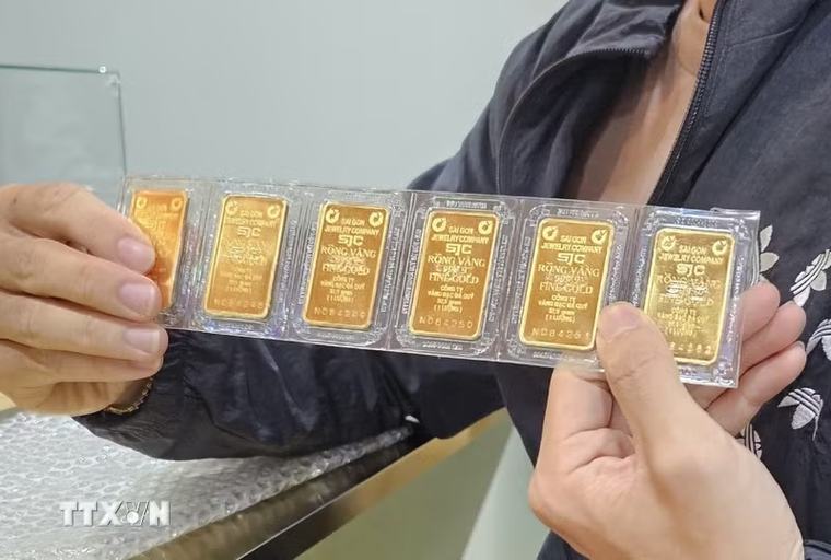 Giá vàng trong nước giảm, SJC giao dịch quanh ngưỡng 147,4 triệu đồng mỗi lượng