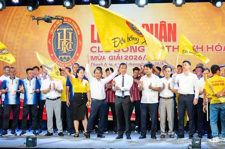 Xuất quân mùa giải mới, CLB Thanh Hóa chính thức ra mắt tên gọi và logo mới