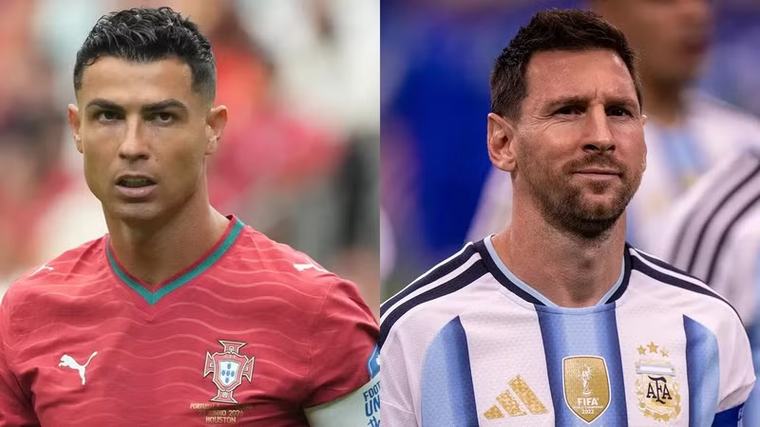 Messi và Ronaldo lần đầu tiên chung đội