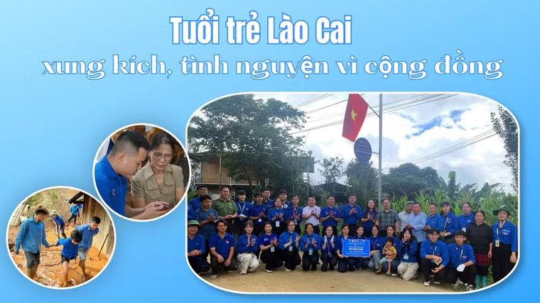 Tuổi trẻ Lào Cai xung kích, tình nguyện vì cộng đồng