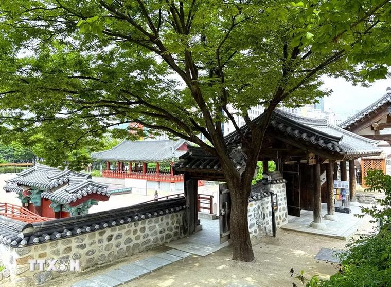 Làng Hanok Namsangol-Không gian văn hóa truyền thống dưới chân núi Namsan
