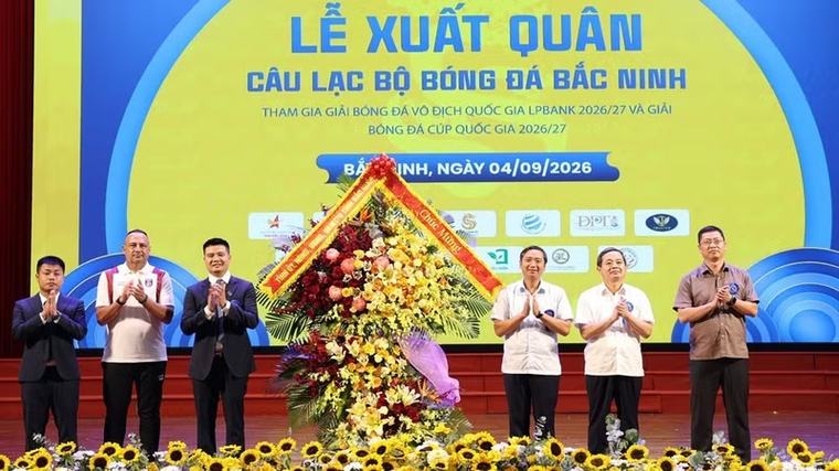 Bắc Ninh FC chính thức xuất quân thi đấu V.League 1 mùa giải 2026-2027