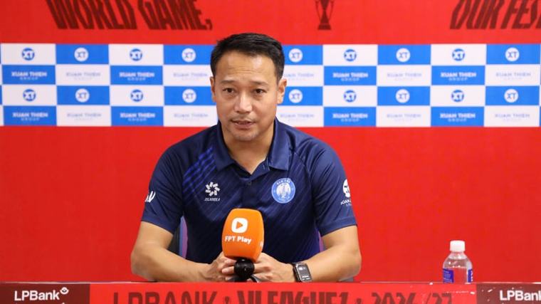 HLV Vũ Hồng Việt: “Thép xanh Nam Định quyết vào top đầu"