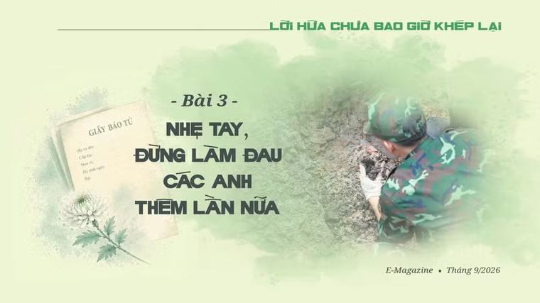 Nhẹ tay, đừng làm đau các anh thêm lần nữa