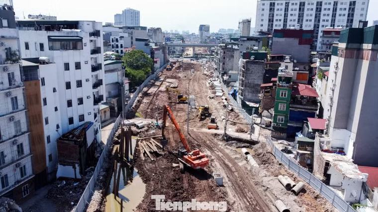 Đường Vành đai 2,5 thi công xuyên lễ, xuyên ngày đêm