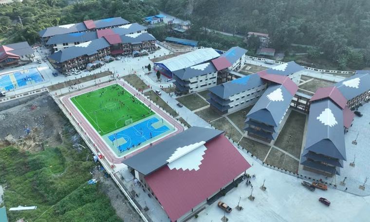 Lào Cai: Hình ảnh trường nội trú biên giới Mường Khương trước lễ khai giảng đặc biệt