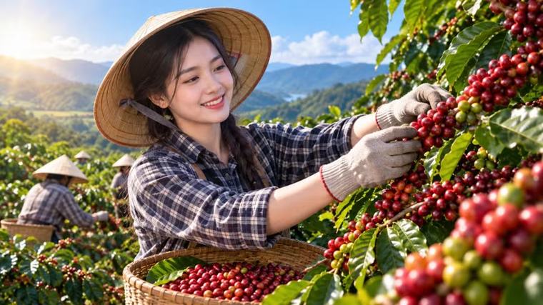 Giá cà phê hôm nay 7/9 giữ mốc 95.000 đồng/kg, chờ tín hiệu đầu tuần