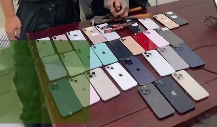 Bắt giữ đối tượng trộm 29 điện thoại iPhone