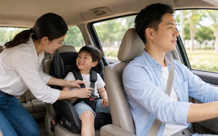 Chở con đi chơi bằng ô tô: 6 điều cha mẹ cần nhớ để tránh rủi ro