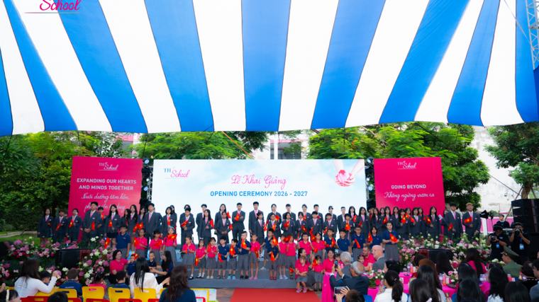 Lễ Khai giảng năm học 2026 - 2027 tại TH School: Một thập kỷ “không ngừng vươn xa”