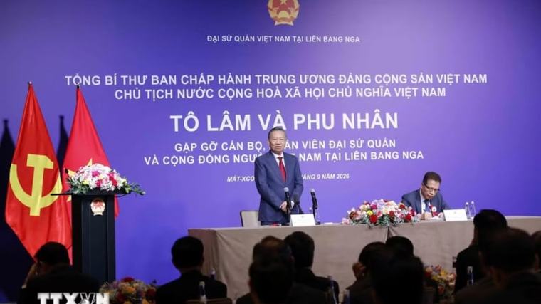 Tổng Bí thư, Chủ tịch nước Tô Lâm mong doanh nhân người Việt tại Nga tiếp tục là hạt nhân thúc đẩy hợp tác hai nước