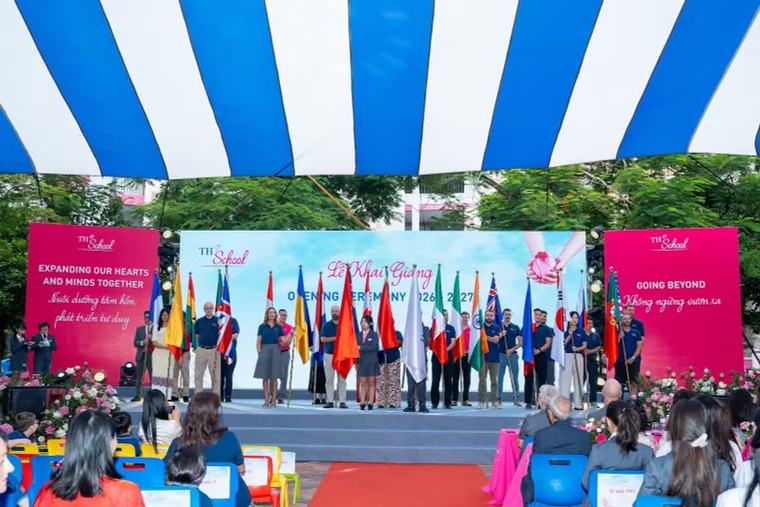 Khai giảng năm học 2026 - 2027 tại TH School: Một thập kỷ 'Không ngừng vươn xa'