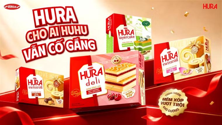 Hura thế hệ mới: Làm mới trải nghiệm bánh bông lan cho người tiêu dùng hiện đại