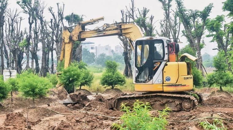 Phường nào ở Hà Nội vừa cưỡng chế thu hồi đất phục vụ cho dự án khu đô thị?