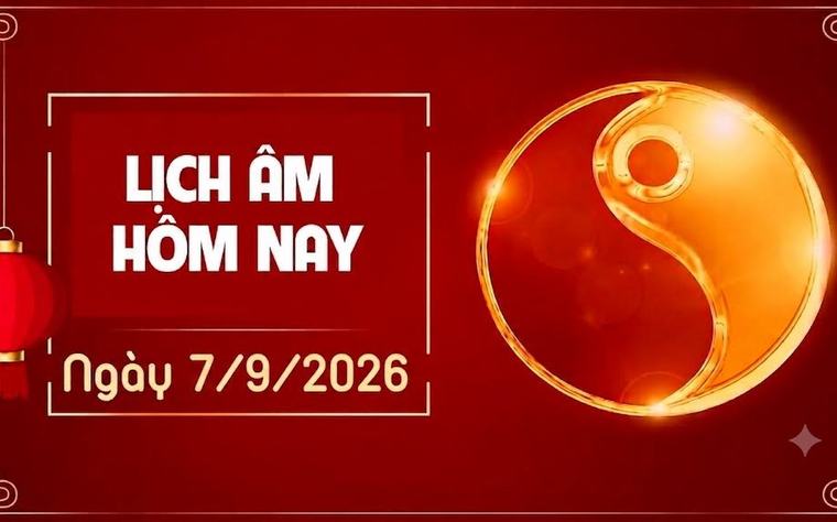 Âm lịch hôm nay 7/9 - Lịch âm 7/9