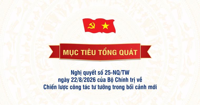 [Infographic] Mục tiêu tổng quát của Chiến lược công tác tư tưởng trong bối cảnh mới