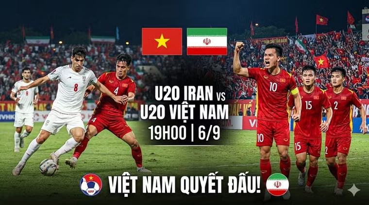 19h00 hôm nay (6/9) U20 Iran gặp U20 Việt Nam: Việt Nam quyết đấu
