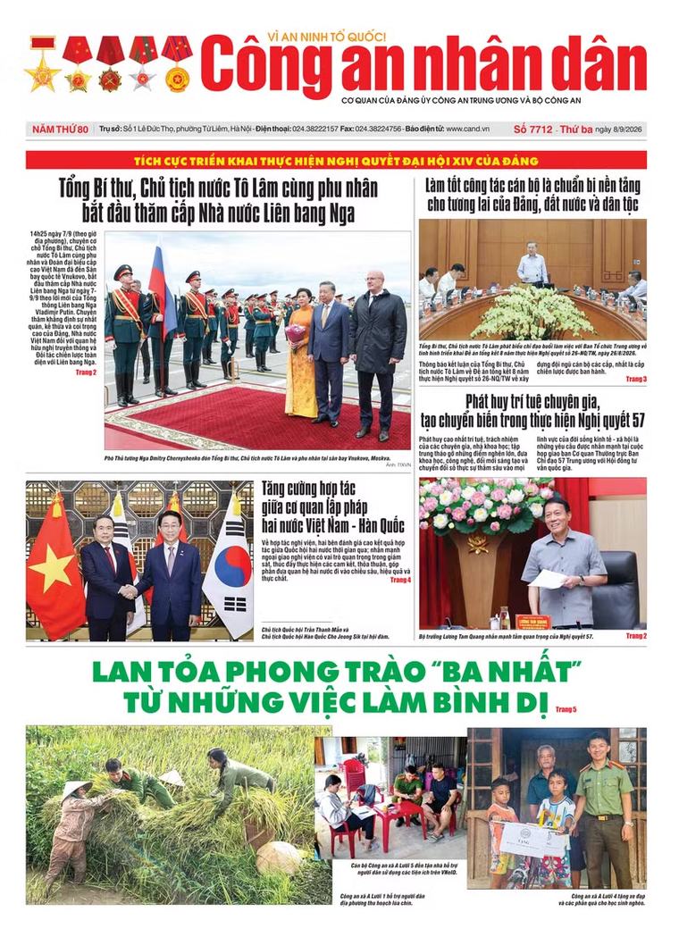 Báo in ngày 8/9/2026
