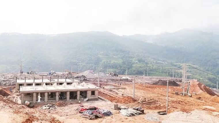 Khẩn trương thi công các dự án tái định cư ở Pà Vầy Sủ