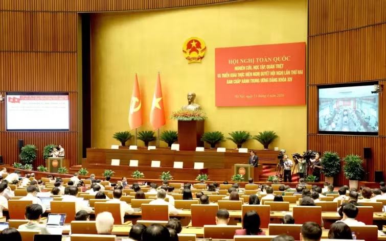 Hôm nay, Bộ Chính trị, Ban Bí thư tổ chức Hội nghị toàn quốc nghiên cứu, quán triệt và triển khai một số Nghị quyết, Chỉ thị của Bộ Chính trị