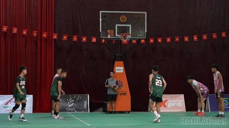 Hơn 120 vận động viên tham gia Giải bóng rổ Tằng Loỏng Open 3x3 năm 2026