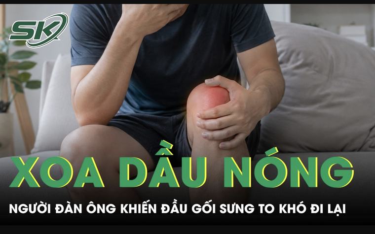 Bôi mật gấu, dầu nóng vào vết thương, người đàn ông không đi lại được