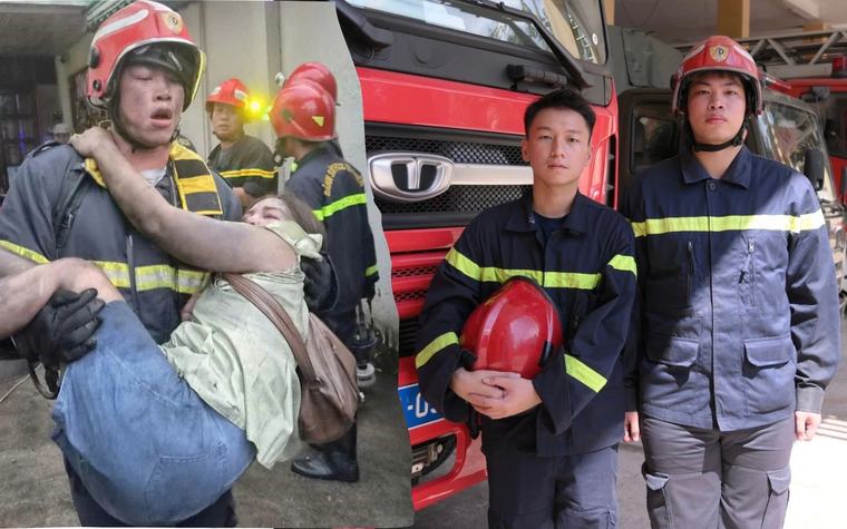 Chiến sĩ cảnh sát kể phút lao vào khói lửa cứu người trong vụ cháy khách sạn