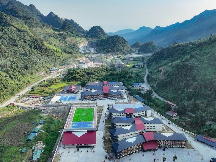 Ngắm nhìn ngôi trường làm điểm cầu trung tâm tổ chức lễ khánh thành và khai giảng năm học 2026