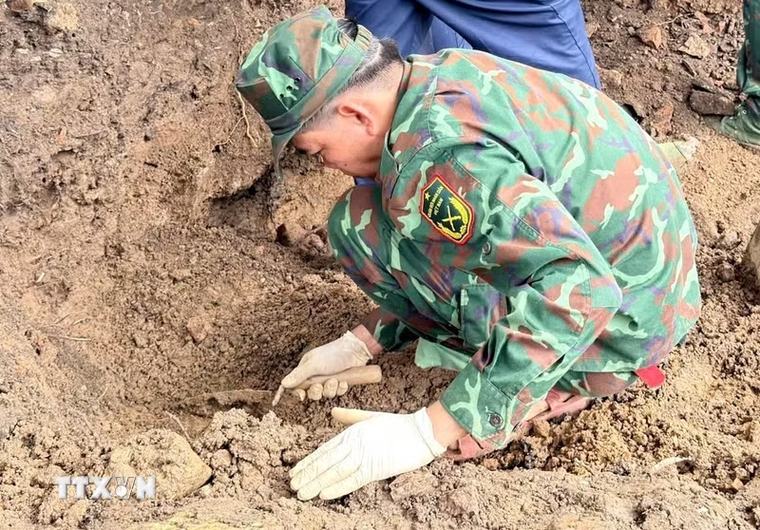 Phát hiện, quy tập nhiều hài cốt liệt sỹ tại tỉnh Quảng Trị