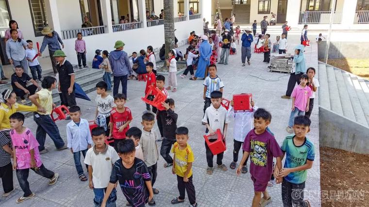 Thanh Hóa: Ngôi trường mới giữa vùng biên Yên Khương sẵn sàng đón học sinh