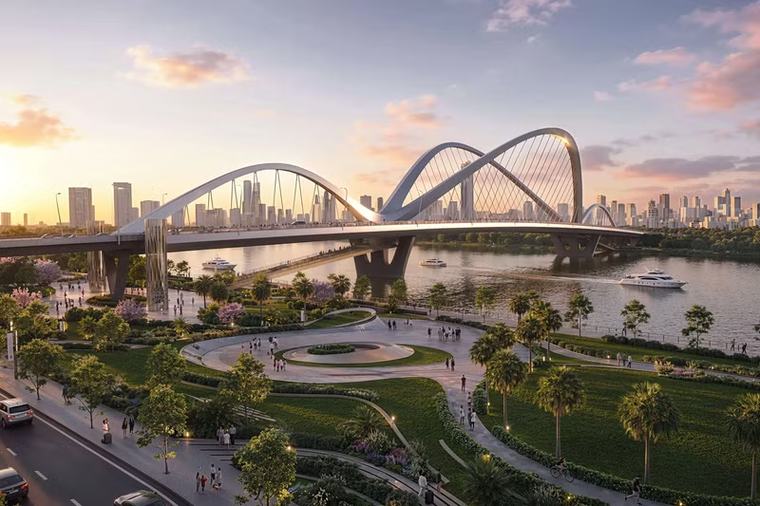 Lộ diện kiến trúc độc đáo của cầu Thủ Thiêm 4