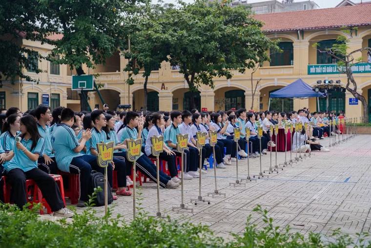 Điểm cầu khai giảng của Hải Phòng đặt tại ngôi trường 106 tuổi