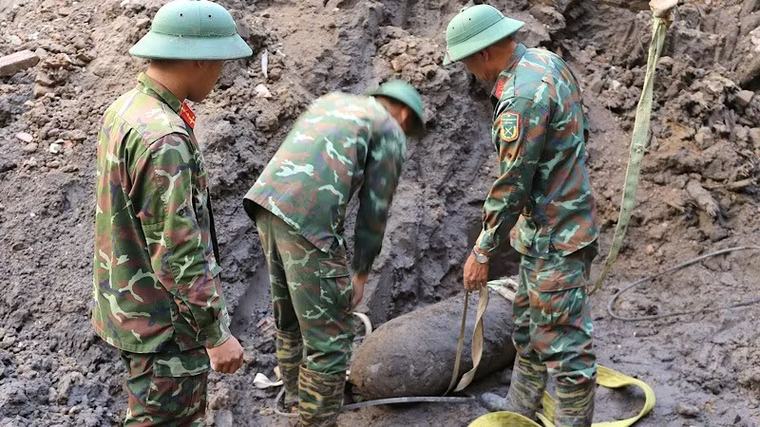 Hải Phòng thu hồi quả bom 300kg tại trung tâm thành phố
