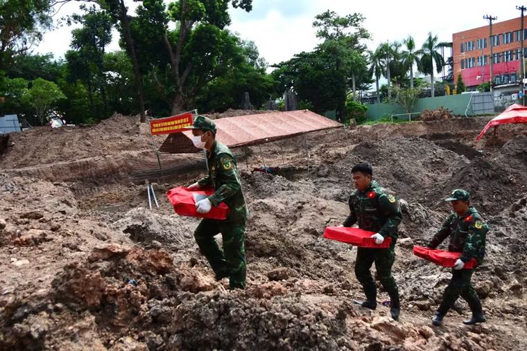 Đã quy tập 582 bộ hài cốt liệt sĩ tại Công viên Lê Thị Riêng