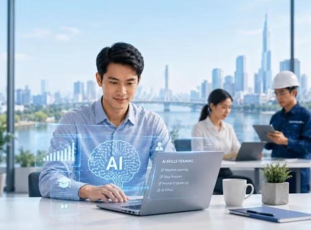 10 triệu lao động Việt Nam sẽ được trang bị kỹ năng AI vào năm 2030