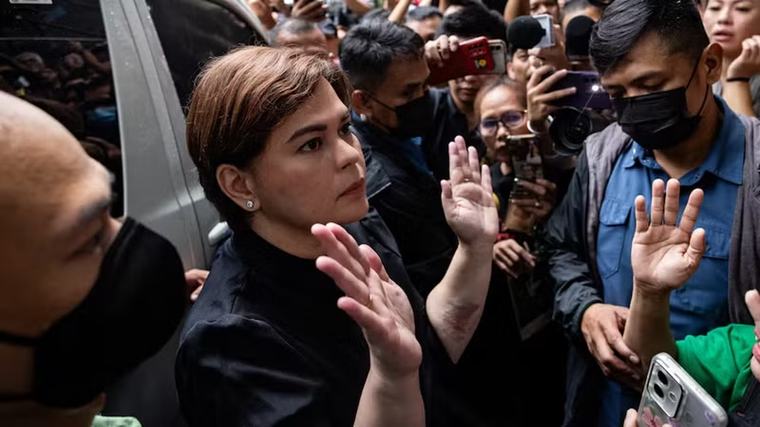 Phó tổng thống Philippines Sara Duterte lo sợ cho tính mạng sau khi nhận lệnh bắt