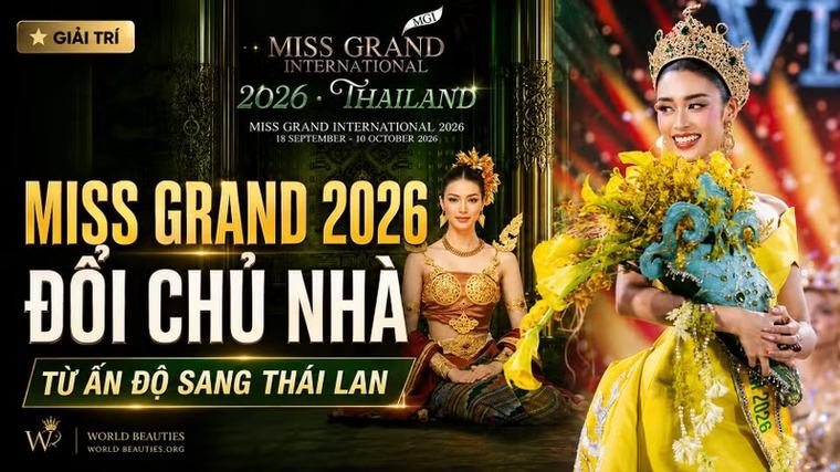 Ấn Độ mất quyền đăng cai Miss Grand International 2026