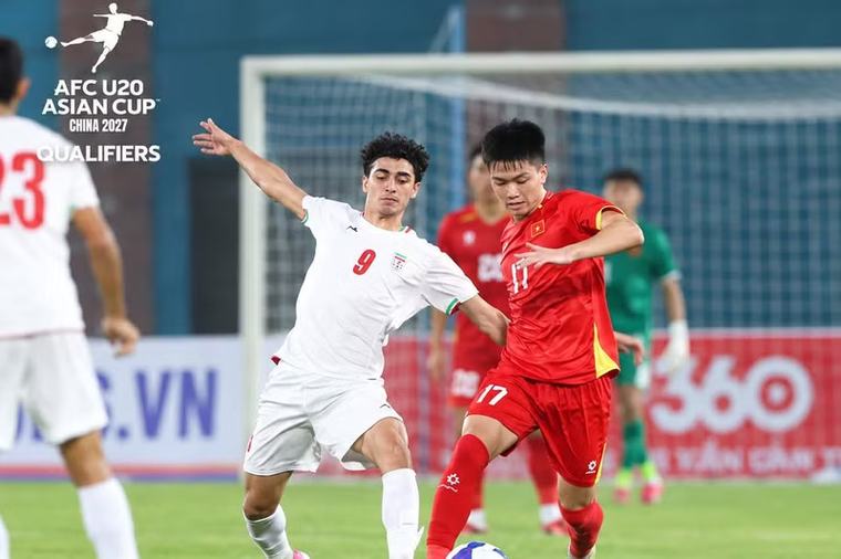 Thua ngược U20 Iran 1-3, U20 Việt Nam phải xuống hạng ở Giải U20 châu Á