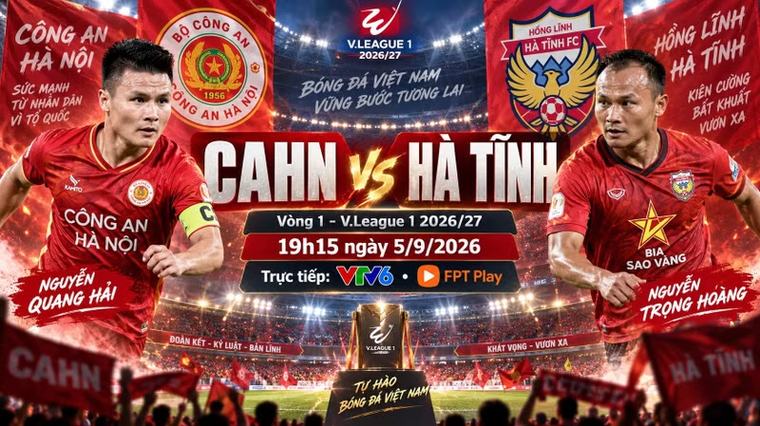 Nhận định CAHN vs Hà Tĩnh 19h15 ngày 5/9: Nhà vô địch ra quân ở Hàng Đẫy