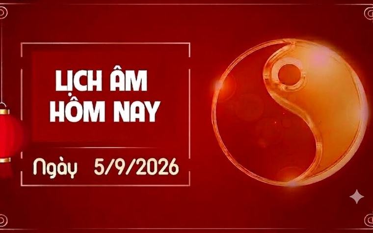 Âm lịch hôm nay 5/9 - Lịch âm 5/9