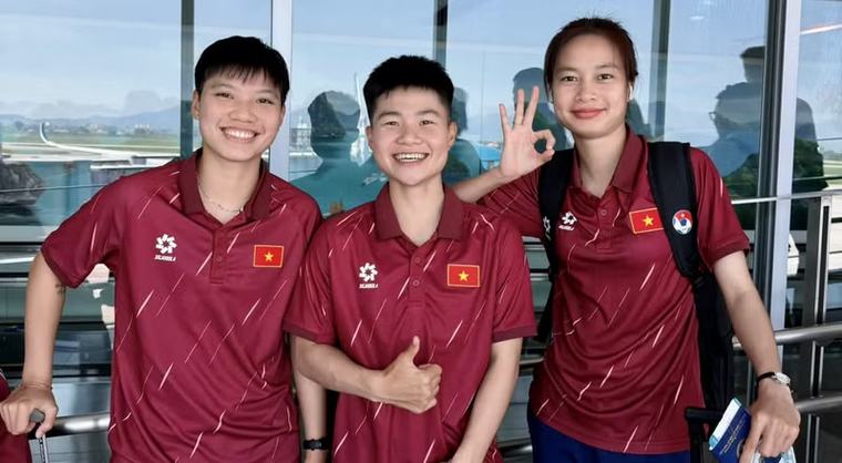 Tuyển nữ Việt Nam sang Trung Quốc tập huấn trước ASIAD 2026